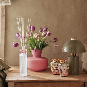 Декоративная ваза Элебрун 25 см розовая EDG фото 3