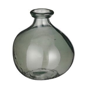 Стеклянная ваза Slavi 18 см серая прозрачная Edelman фото 1