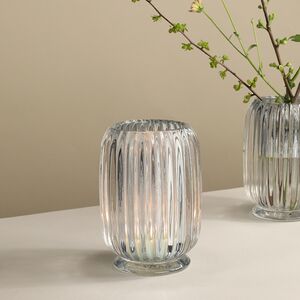 Стеклянный подсвечник Rozemari 12 см голубой (EDG, Италия). Артикул: 105856-85-2-1