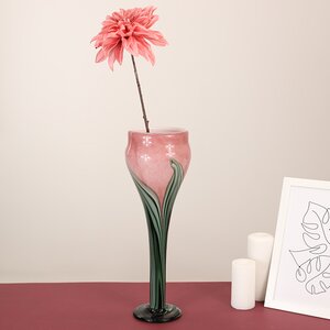 Декоративная ваза Albigono 45 см розово-зеленая EDG фото 2