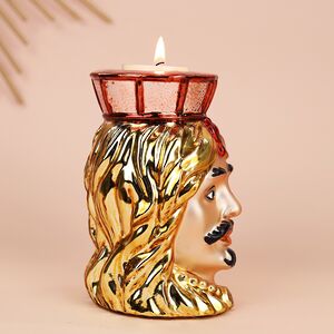 Декоративный подсвечник Жан-Жак Дюбуа 13 см желтый EDG (ЭДГ) фото 5