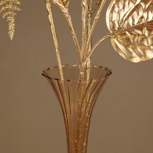 Стеклянная ваза Ирлинда 35 см ореховая EDG фото 4