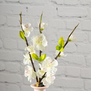 Искусственный букет Цветущая белая вишня Аморель 25 см (Edelman, Нидерланды). Артикул: ID65455