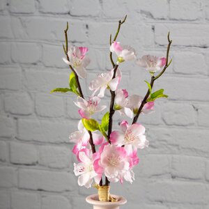 Искусственный букет Цветущая розовая вишня Аморель 25 см