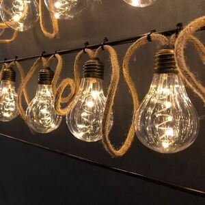 Ретро гирлянда Гарденлайт, 10 ламп, теплые белые LED, 3.15 м, IP20 (Edelman, Нидерланды). Артикул: 1070708