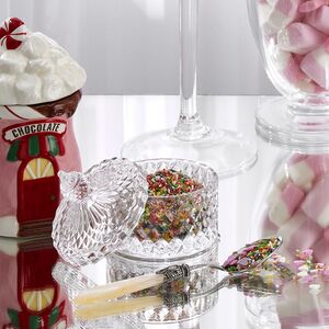 Сахарница с крышкой Madrid 10*9 см, стекло EDG фото 2