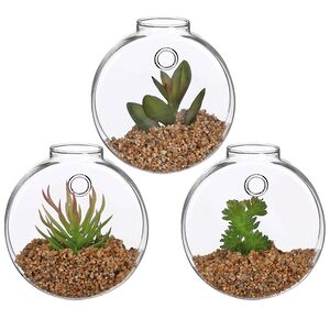 Настенный искусственный флорариум Адениум 10 см Edelman фото 4