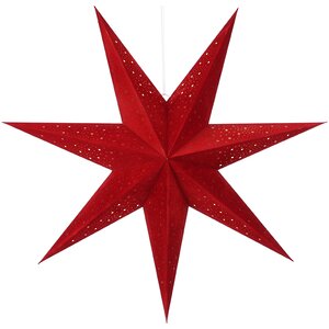 Подвесная звезда Estelar 45 см красная Edelman фото 1