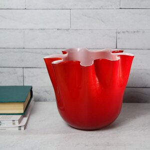 Декоративная ваза Алеберта 18 см красная EDG фото 5