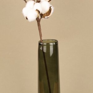 Стеклянная ваза Рейфгвино 31 см темно-зеленая Edelman фото 3
