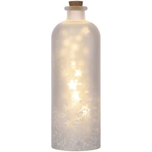 Декоративный светильник Dancing Stars 32 см, теплая белая LED подсветка, на батарейках, стекло Edelman фото 3