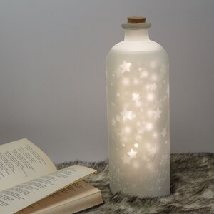 Декоративный светильник Dancing Stars 32 см, теплая белая LED подсветка, на батарейках, стекло Edelman фото 2