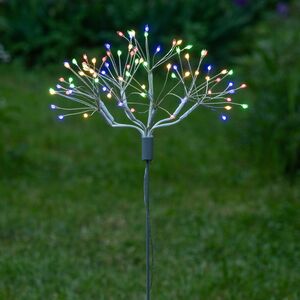 Светодиодное украшение Одуванчик Бронда 50 см, 80 разноцветных LED ламп, IP44 Edelman (Эдельман) фото 3