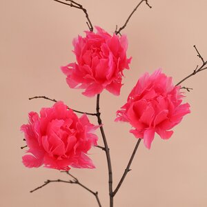 Искусственный цветок из перьев Dafne 12 см розовый, клипса Edelman фото 1