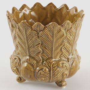 Декоративная ваза-кашпо Пианта Феличе 13 см песочная