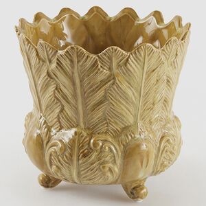 Декоративная ваза-кашпо Пианта Феличе 17 см песочная