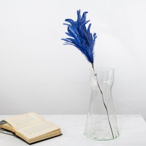 Декоративная ветка с перьями Gerdiway 80 см синяя Edelman фото 3