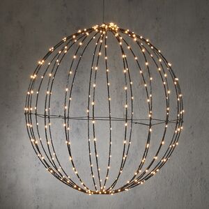 Подвесной светильник Шар Вэллар 50 см, 320 экстра теплых белых LED ламп, таймер, IP44