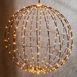 Подвесной светильник Шар Вэллар 50 см, 320 экстра теплых белых LED ламп, таймер, IP44