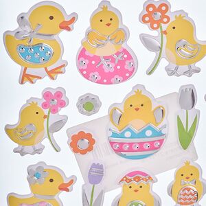 Пасхальные наклейки Цыплята 26*15 см Koopman фото 2