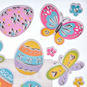 Пасхальные наклейки Бабочки 26*15 см Koopman фото 3