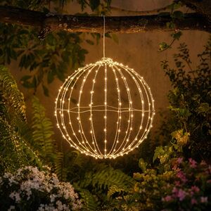 Подвесной светильник Шар Вэллар 40 см, 260 теплых белых LED ламп, таймер, IP44 Edelman (Эдельман) фото 4