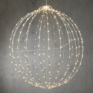 Подвесной светильник Шар Вэллар 60 см, 400 теплых белых LED ламп, таймер, IP44 Edelman фото 1