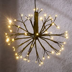 Светодиодное украшение Одуванчик Блекари 30 см, 63 экстра теплых белых LED ламп, IP44 (Edelman, Нидерланды). Артикул: 1106594