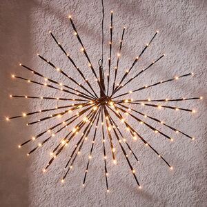 Светодиодное украшение Firework Black, экстра теплые белые LED лампы, IP44
