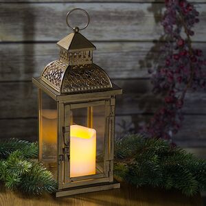 Подсвечник фонарь Альгамбра 33*14 см коричневый (Hogewoning, Нидерланды). Артикул: 110826-076