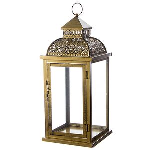 Подсвечник фонарь Альгамбра 46*20 см коричневый (Hogewoning, Нидерланды). Артикул: 110827-076