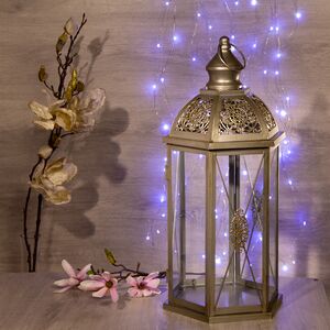 Фонарь для свечи Гранада 49 см, темное серебро (Hogewoning, Нидерланды). Артикул: 110829-078