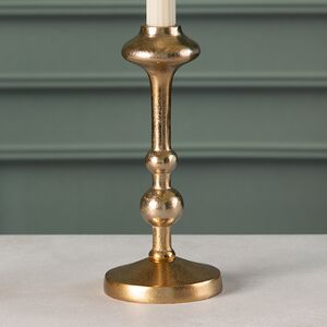 Декоративный подсвечник для одной свечи Campo Gold 21 см