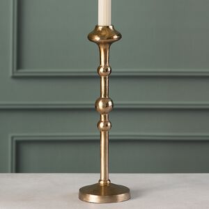 Декоративный подсвечник для одной свечи Campo Gold 30 см