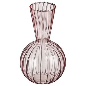 Стеклянная ваза Malu 17 см розовая Edelman фото 1