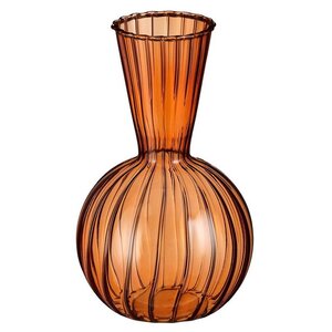 Стеклянная ваза Malu 17 см оранж Edelman фото 1