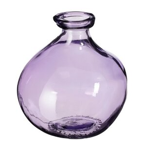 Стеклянная ваза Ронель 18 см лиловая Edelman фото 1