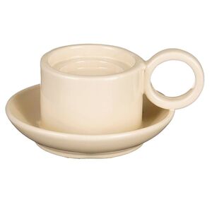 Керамический подсвечник Adelboden 18 см кремовый Edelman фото 4