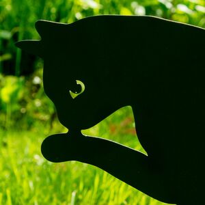 Садовая фигура на колышках Black Cat - Oliver 42 см Edelman фото 2