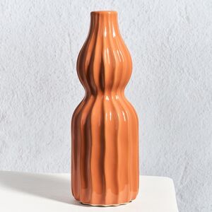 Керамическая ваза Сиракьюс 20 см оранжевая Edelman фото 2