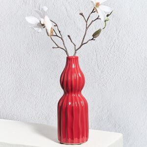 Керамическая ваза Сиракьюс 20 см красная