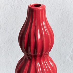 Керамическая ваза Сиракьюс 20 см красная Edelman (Эдельман) фото 4