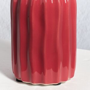 Керамическая ваза Сиракьюс 20 см красная Edelman (Эдельман) фото 5