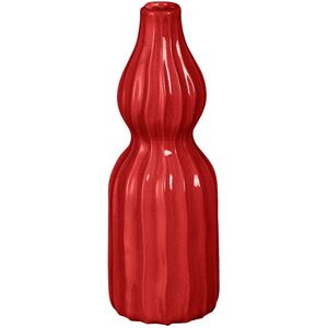 Керамическая ваза Syracuse 20 см красная Edelman фото 1