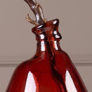 Стеклянная ваза-бутылка Серенгети Марун 47 см  Edelman (Эдельман) фото 2