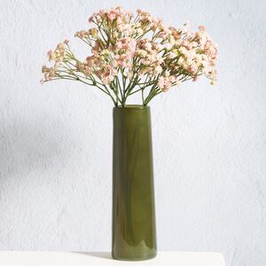 Ваза для цветов Ксандра Сингл 24 см темно-зеленая