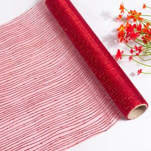 Ткань для декорирования Fili Preziose 270*28 см красная (Edelman, Нидерланды). Артикул: 1162656-3