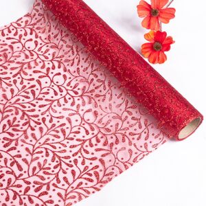 Ткань для декорирования Piccoli Rami 270*28 см красная (Edelman, Нидерланды). Артикул: 1162658-2