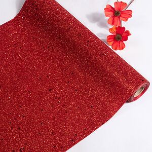 Ткань для декорирования Gocce Preziose 270*28 см красная (Edelman, Нидерланды). Артикул: 1162660-3