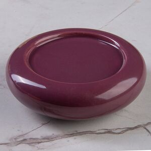 Подсвечник-блюдце Cuscino 11 см бордовый Edelman (Эдельман) фото 2